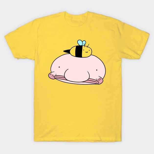 Bumblebee and Blobfish T-Shirt by saradaboru